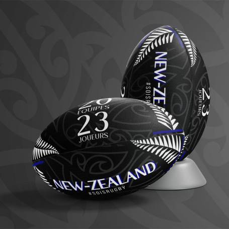 Mini Ballon Berugbe Welcome coupe du monde 2023 Nouvelle-Zélande