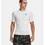 T-shirt compression UA HeatGear Blanc