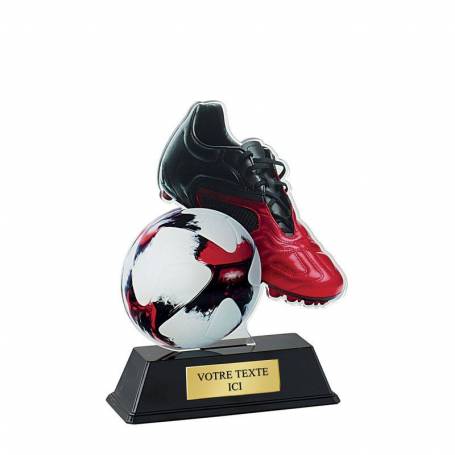 Trophée acrylique football